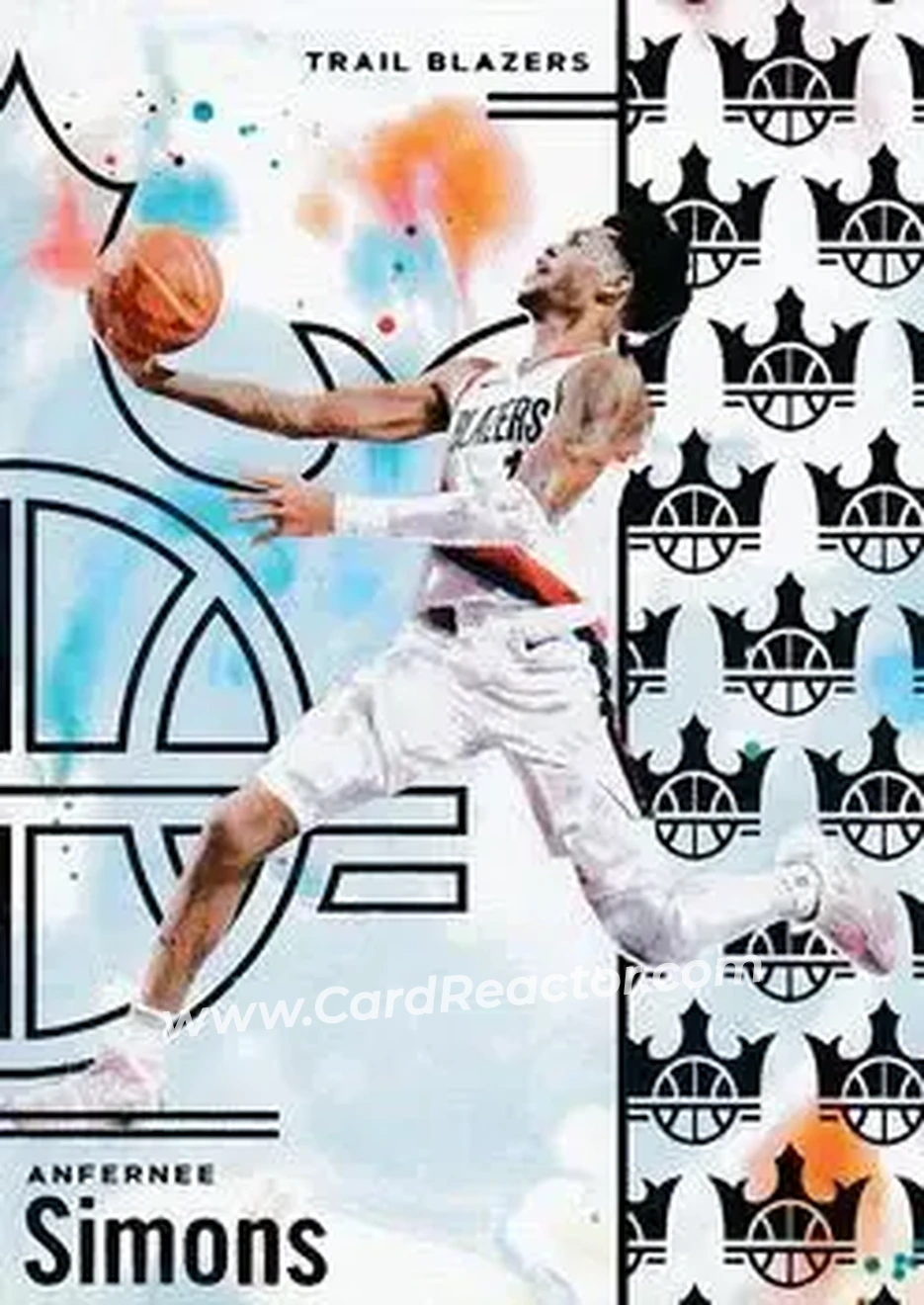 2024-25 Panini Court Kings #89 - Anfernee Simons - Portland Trail Blazers - Front 2024-25 Panini Court Kings #89 - Anfernee Simons - Portland Trail Blazers - Front