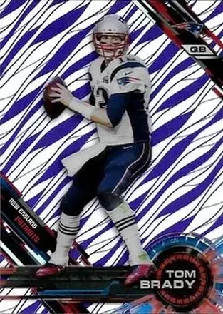 2015 Topps High Tek - Purple Rainbow Diffractors #1 - Tom Brady - New England Patriots