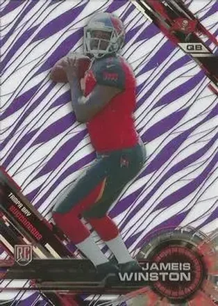 2015 Topps High Tek - Purple Rainbow Diffractors #7 - Jameis Winston - Tampa Bay Buccaneers
