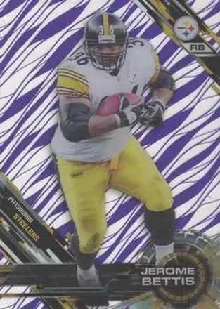 2015 Topps High Tek - Purple Rainbow Diffractors #14 - Jerome Bettis - Pittsburgh Steelers