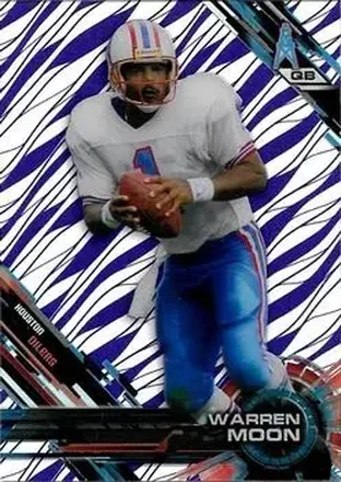 2015 Topps High Tek - Purple Rainbow Diffractors #15 - Warren Moon - Houston Oilers