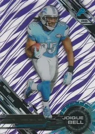 2015 Topps High Tek - Purple Rainbow Diffractors #22 - Joique Bell - Detroit Lions