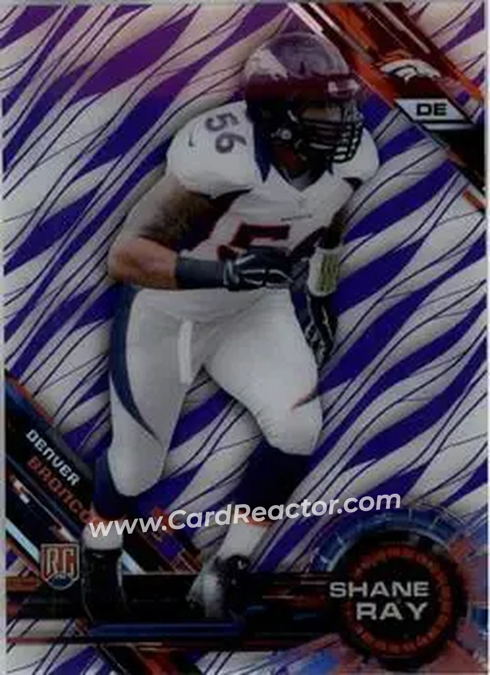 2015 Topps High Tek - Purple Rainbow Diffractors #39 - Shane Ray - Denver Broncos