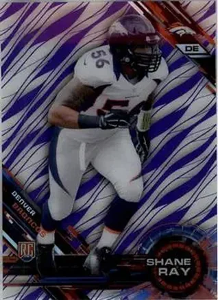 2015 Topps High Tek - Purple Rainbow Diffractors #39 - Shane Ray - Denver Broncos