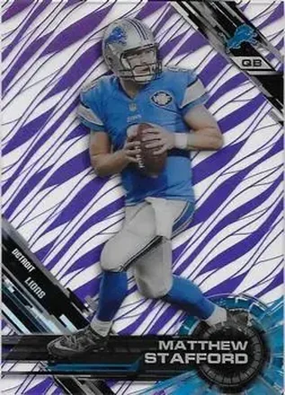 2015 Topps High Tek - Purple Rainbow Diffractors #40 - Matthew Stafford - Detroit Lions
