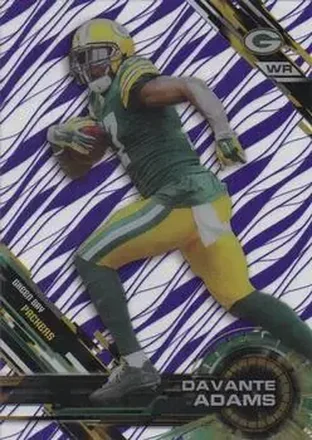 2015 Topps High Tek - Purple Rainbow Diffractors #44 - Davante Adams - Green Bay Packers
