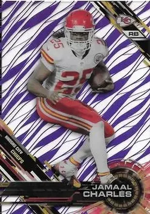 2015 Topps High Tek - Purple Rainbow Diffractors #63 - Jamaal Charles - Kansas City Chiefs