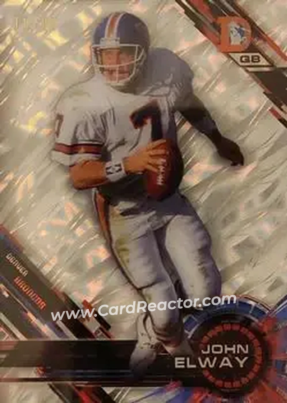 2015 Topps High Tek - Confetti Diffractors #3 - John Elway - Denver Broncos - Front