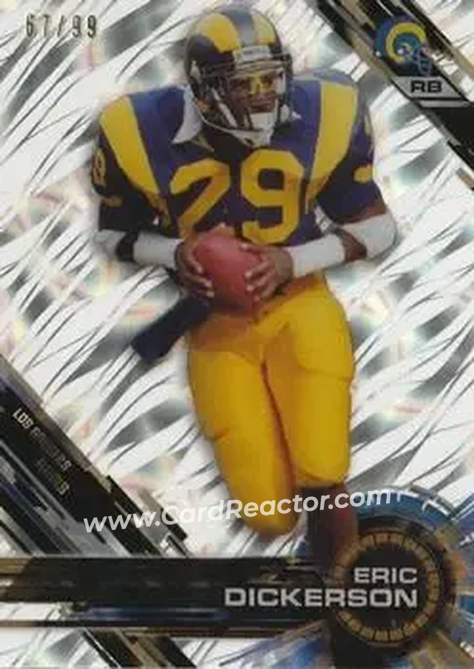2015 Topps High Tek - Confetti Diffractors #9 - Eric Dickerson - Los Angeles Rams - Front 2015 Topps High Tek - Confetti Diffractors #9 - Eric Dickerson - Los Angeles Rams - Front