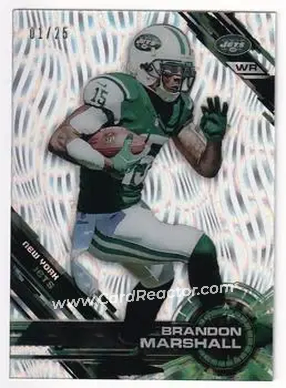 2015 Topps High Tek - Clouds Diffractors #102 - Brandon Marshall - New York Jets - Front