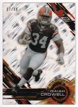 2015 Topps High Tek - Confetti Diffractors #65 - Isaiah Crowell - Cleveland Browns