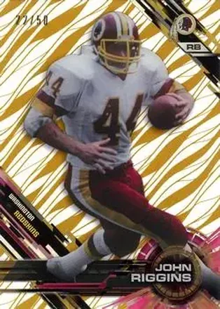 2015 Topps High Tek - Gold Rainbow Diffractors #27 - John Riggins - Washington Redskins