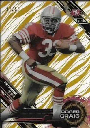 2015 Topps High Tek - Gold Rainbow Diffractors #62 - Roger Craig - San Francisco 49ers