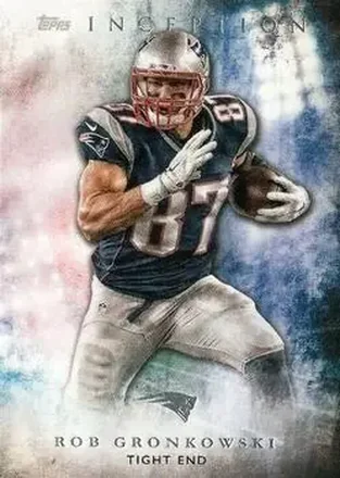 2015 Topps Inception #5 - Rob Gronkowski - New England Patriots