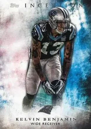 2015 Topps Inception #9 - Kelvin Benjamin - Carolina Panthers