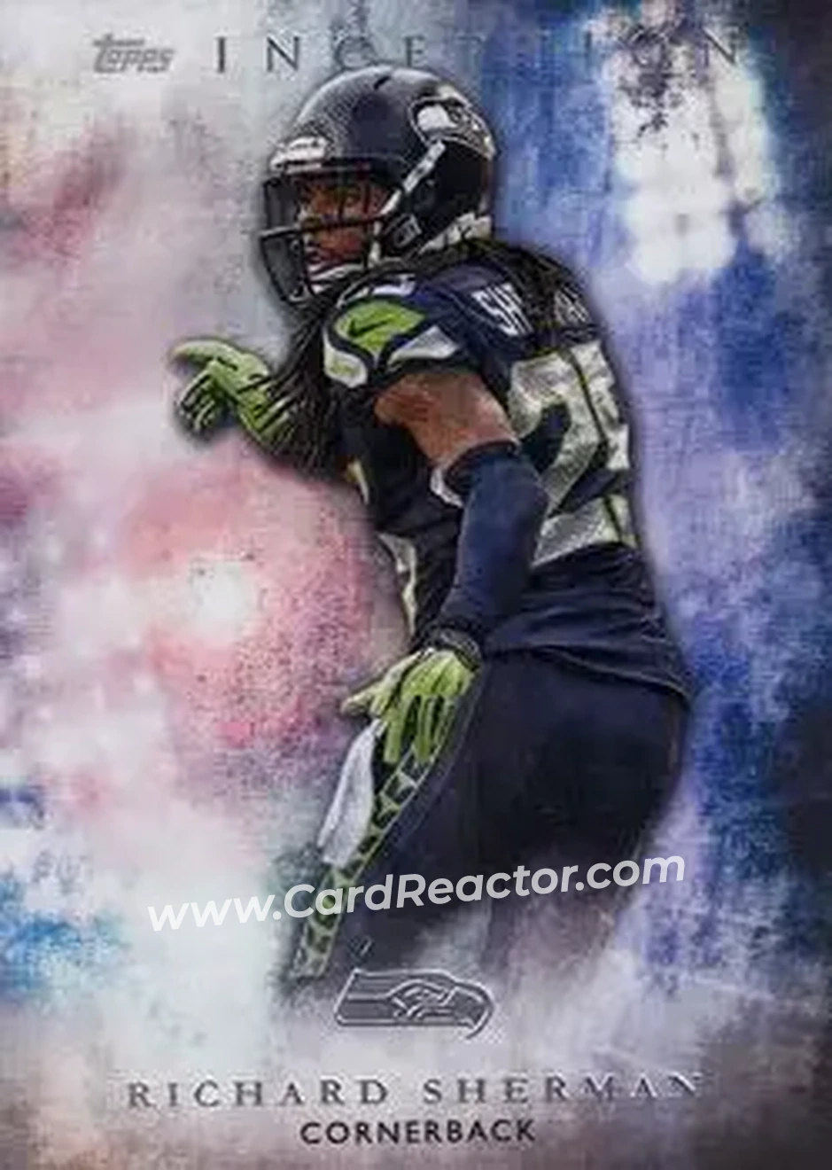 2015 Topps Inception #17 - Richard Sherman - Seattle Seahawks - Front