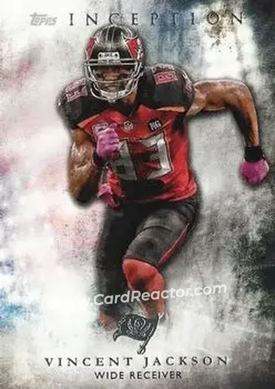 2015 Topps Inception #19 - Vincent Jackson - Tampa Bay Buccaneers - Front