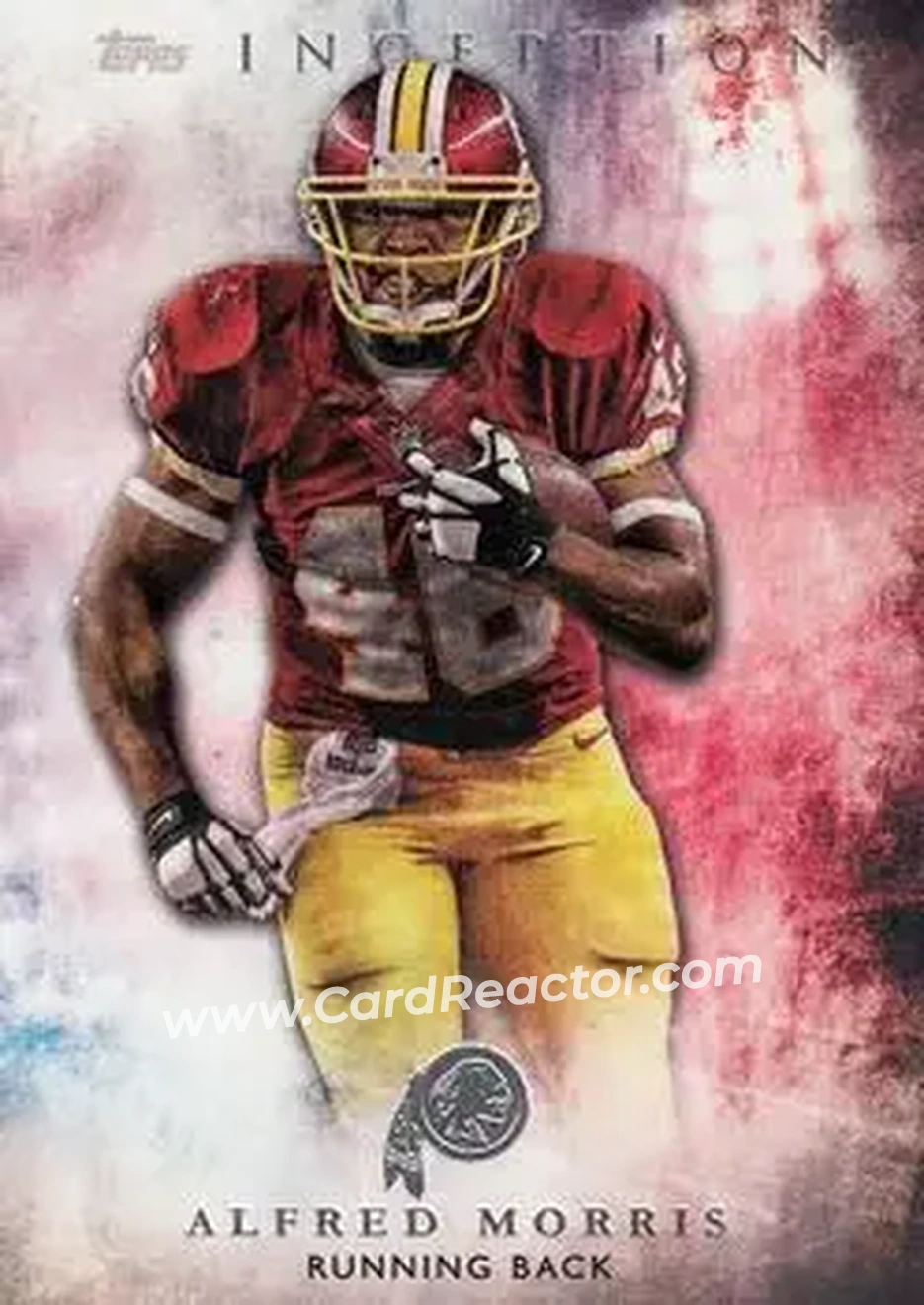2015 Topps Inception #22 - Alfred Morris - Washington Redskins - Front