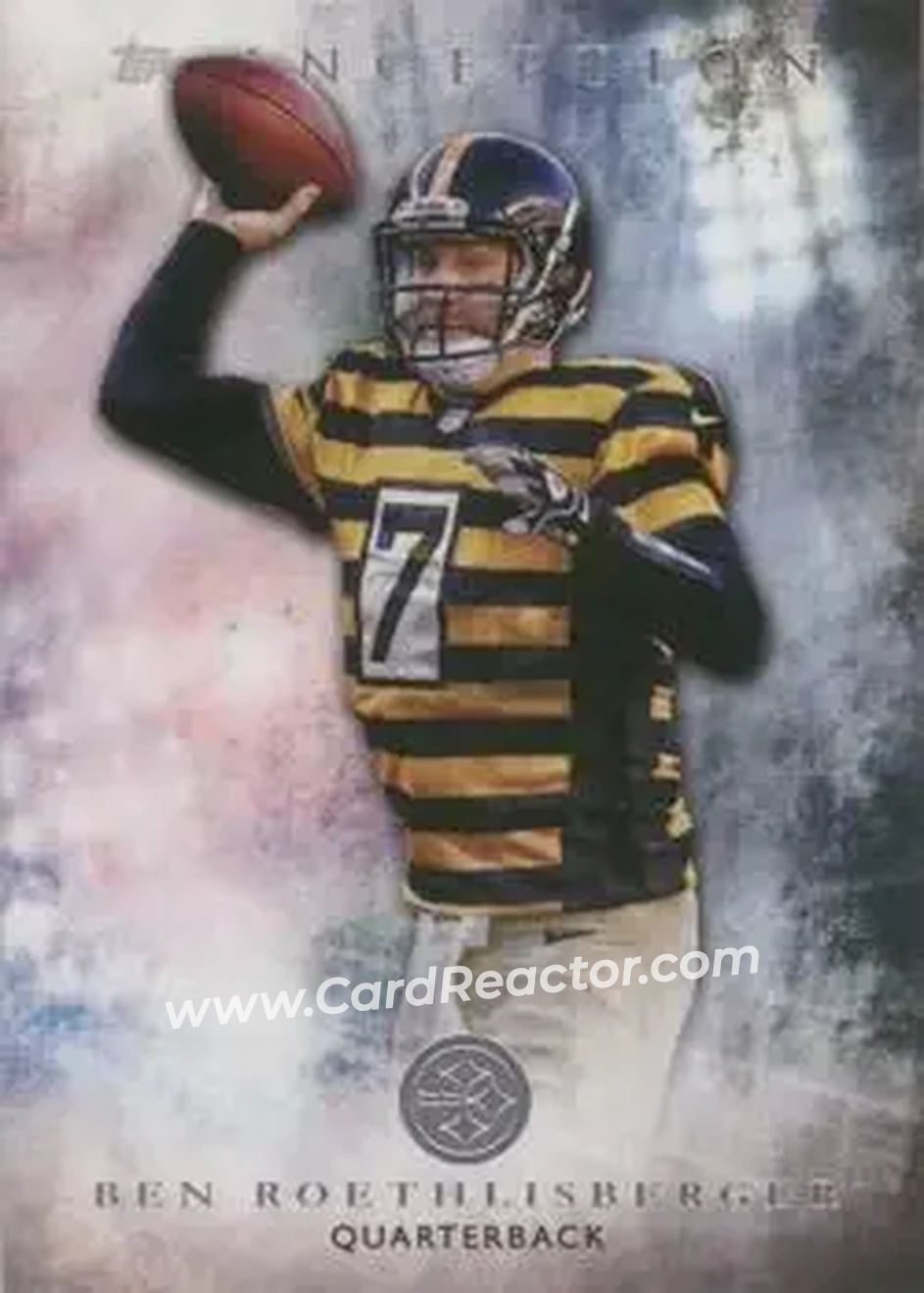 2015 Topps Inception #41 - Ben Roethlisberger - Pittsburgh Steelers - Front
