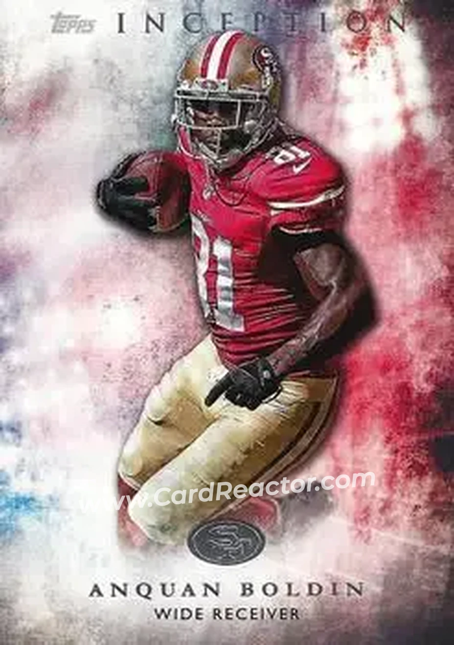 2015 Topps Inception #43 - Anquan Boldin - San Francisco 49ers - Front