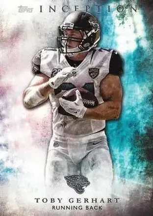 2015 Topps Inception #44 - Toby Gerhart - Jacksonville Jaguars