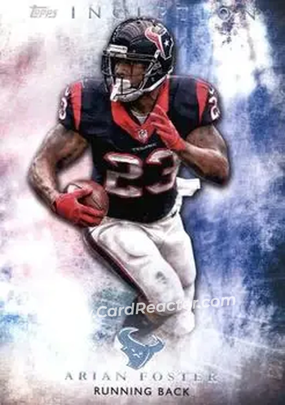 2015 Topps Inception #55 - Arian Foster - Houston Texans - Front