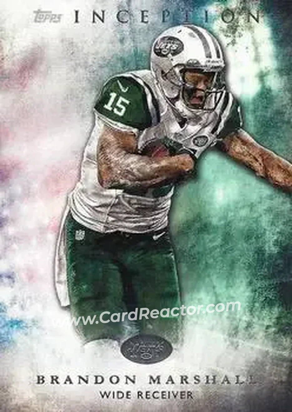 2015 Topps Inception #59 - Brandon Marshall - New York Jets - Front
