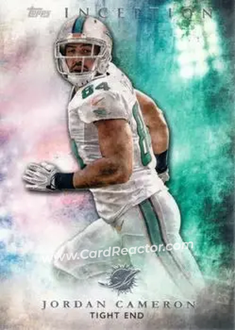2015 Topps Inception #61 - Jordan Cameron - Miami Dolphins - Front