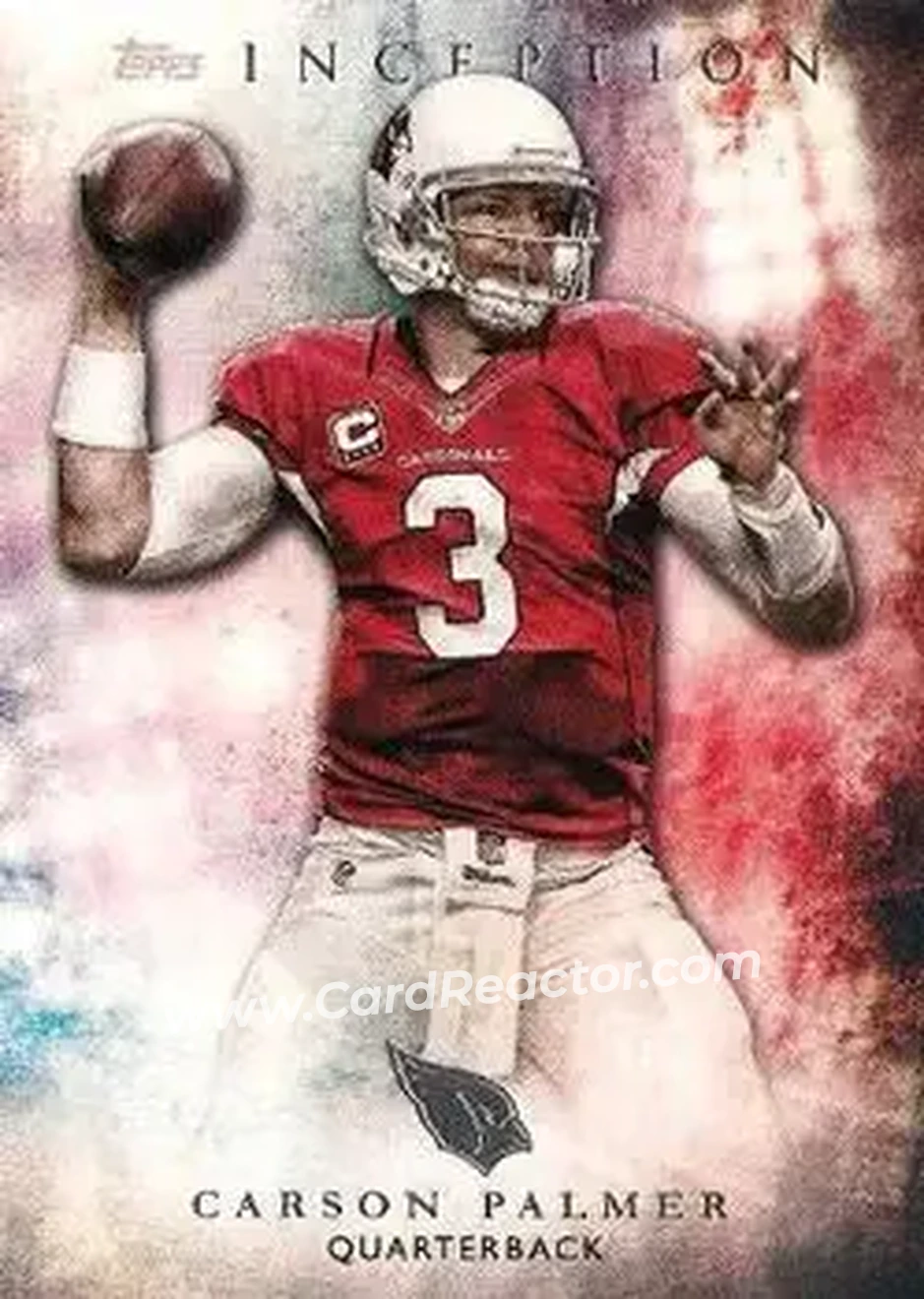 2015 Topps Inception #63 - Carson Palmer - Arizona Cardinals - Front