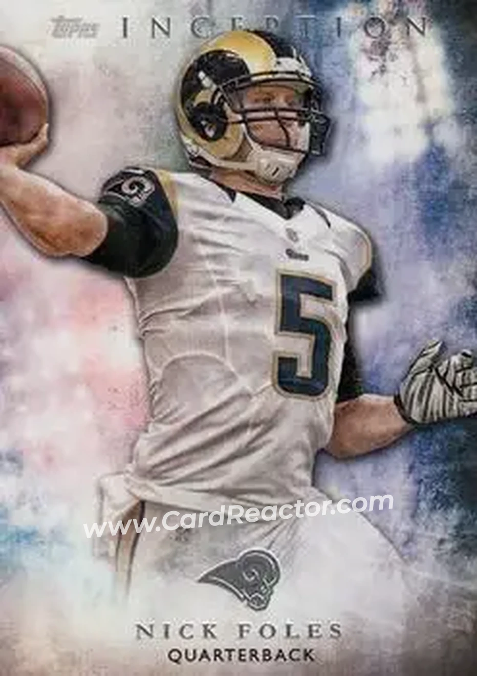 2015 Topps Inception #81 - Nick Foles - St. Louis Rams - Front