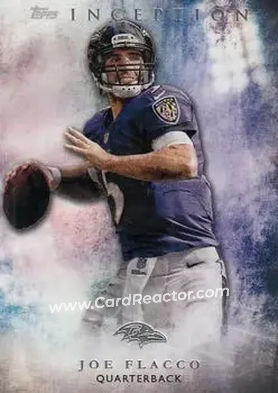 2015 Topps Inception #95 - Joe Flacco - Baltimore Ravens - Front