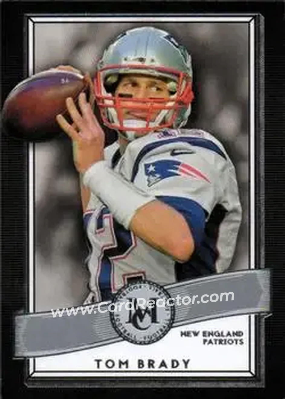 2015 Topps Museum Collection #1 - Tom Brady - New England Patriots - Front