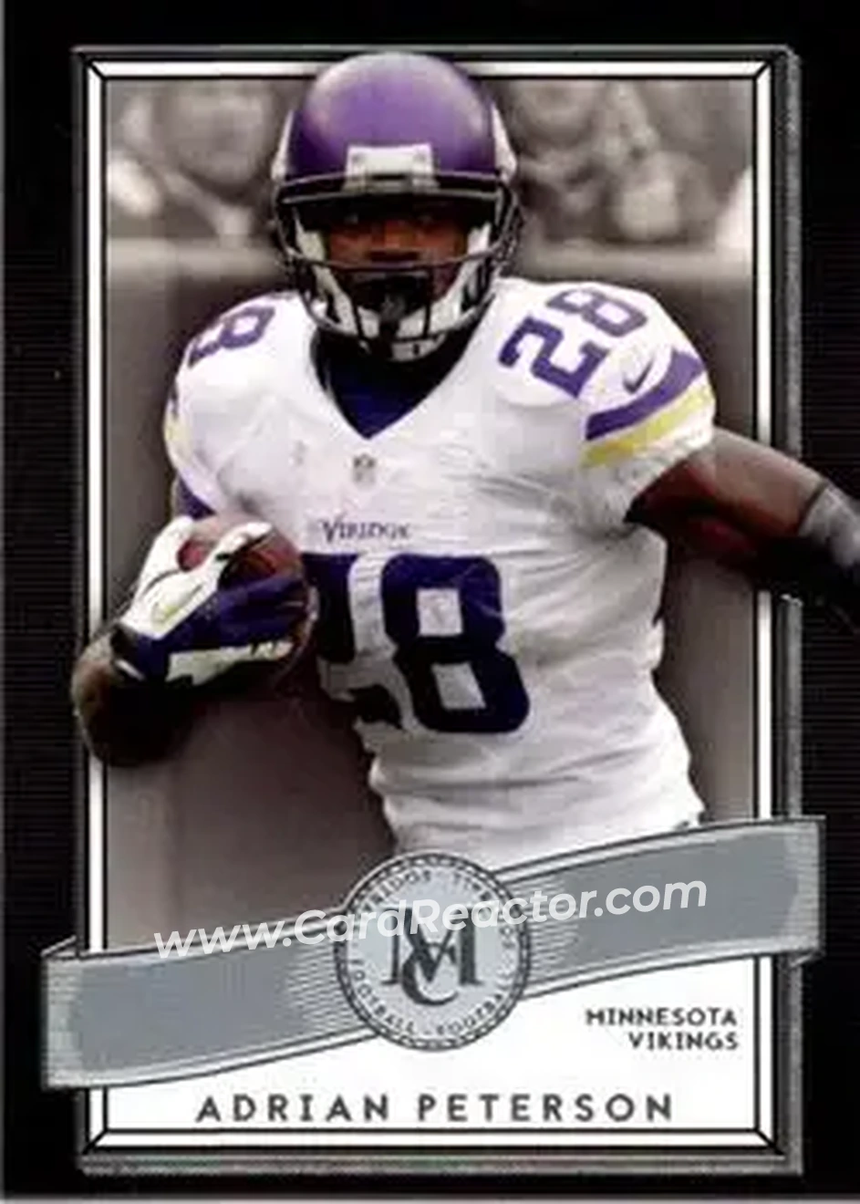 2015 Topps Museum Collection #3 - Adrian Peterson - Minnesota Vikings - Front