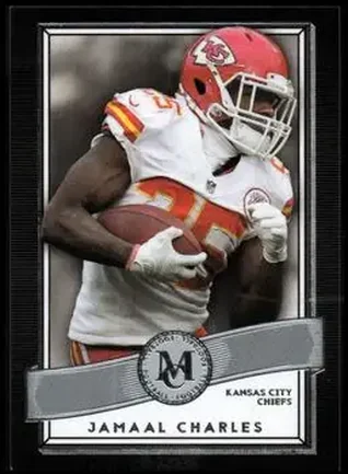 2015 Topps Museum Collection #4 - Jamaal Charles - Kansas City Chiefs