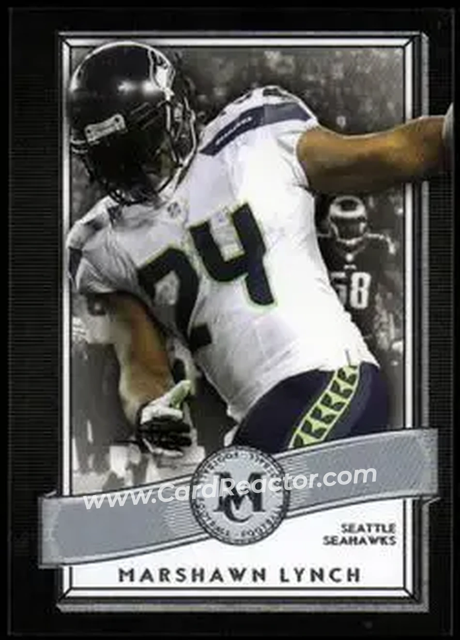 2015 Topps Museum Collection #5 - Marshawn Lynch - Seattle Seahawks - Front