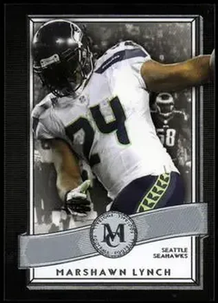 2015 Topps Museum Collection #5 - Marshawn Lynch - Seattle Seahawks