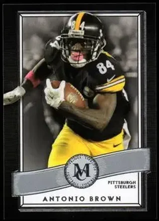 2015 Topps Museum Collection #9 - Antonio Brown - Pittsburgh Steelers