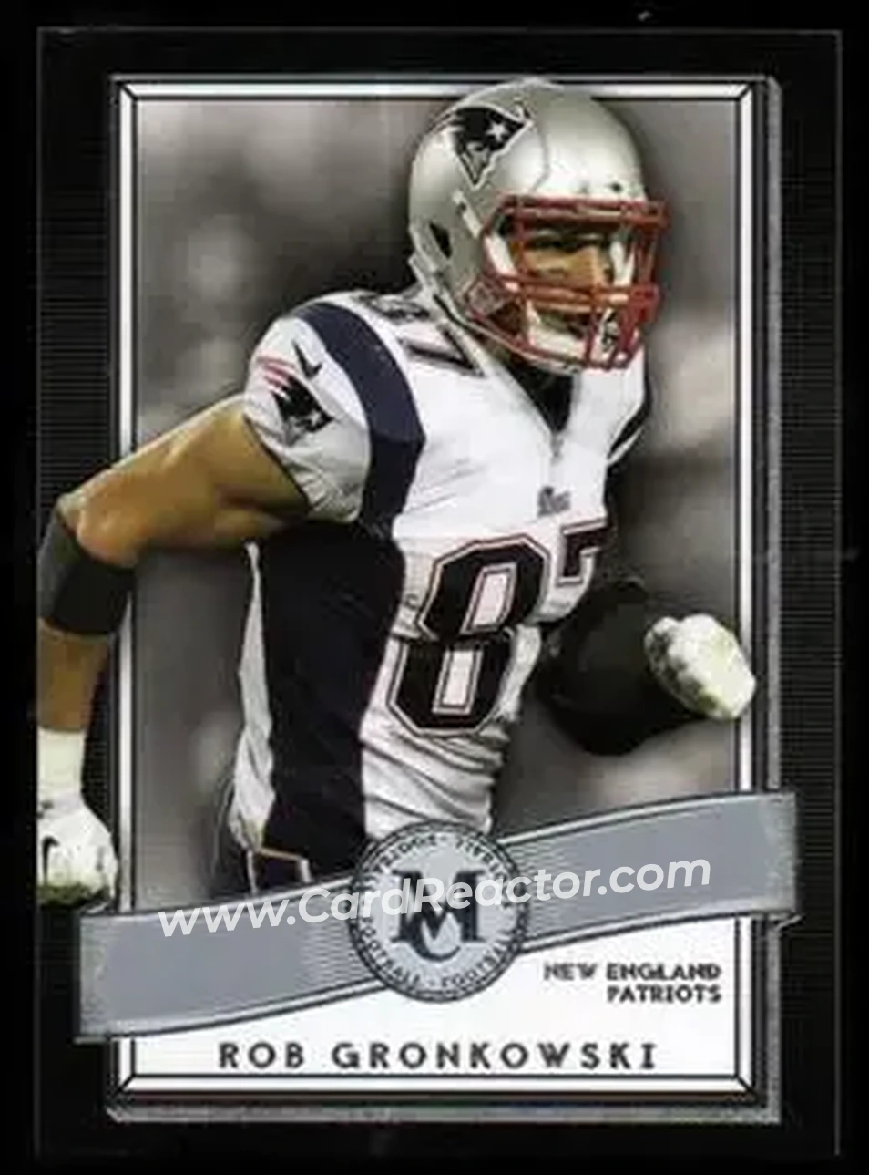 2015 Topps Museum Collection #10 - Rob Gronkowski - New England Patriots - Front