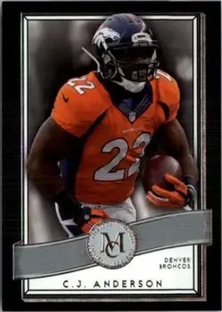 2015 Topps Museum Collection #13 - C.J. Anderson - Denver Broncos