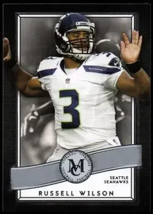 2015 Topps Museum Collection #18 - Russell Wilson - Seattle Seahawks