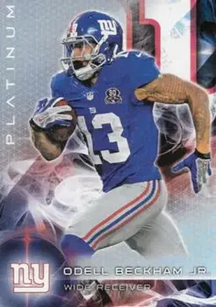 2015 Topps Platinum #1 - Odell Beckham Jr. - New York Giants