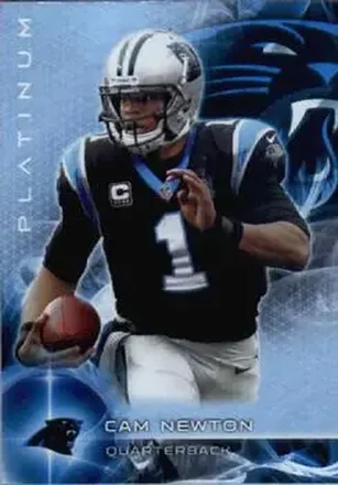 2015 Topps Platinum #2 - Cam Newton - Carolina Panthers