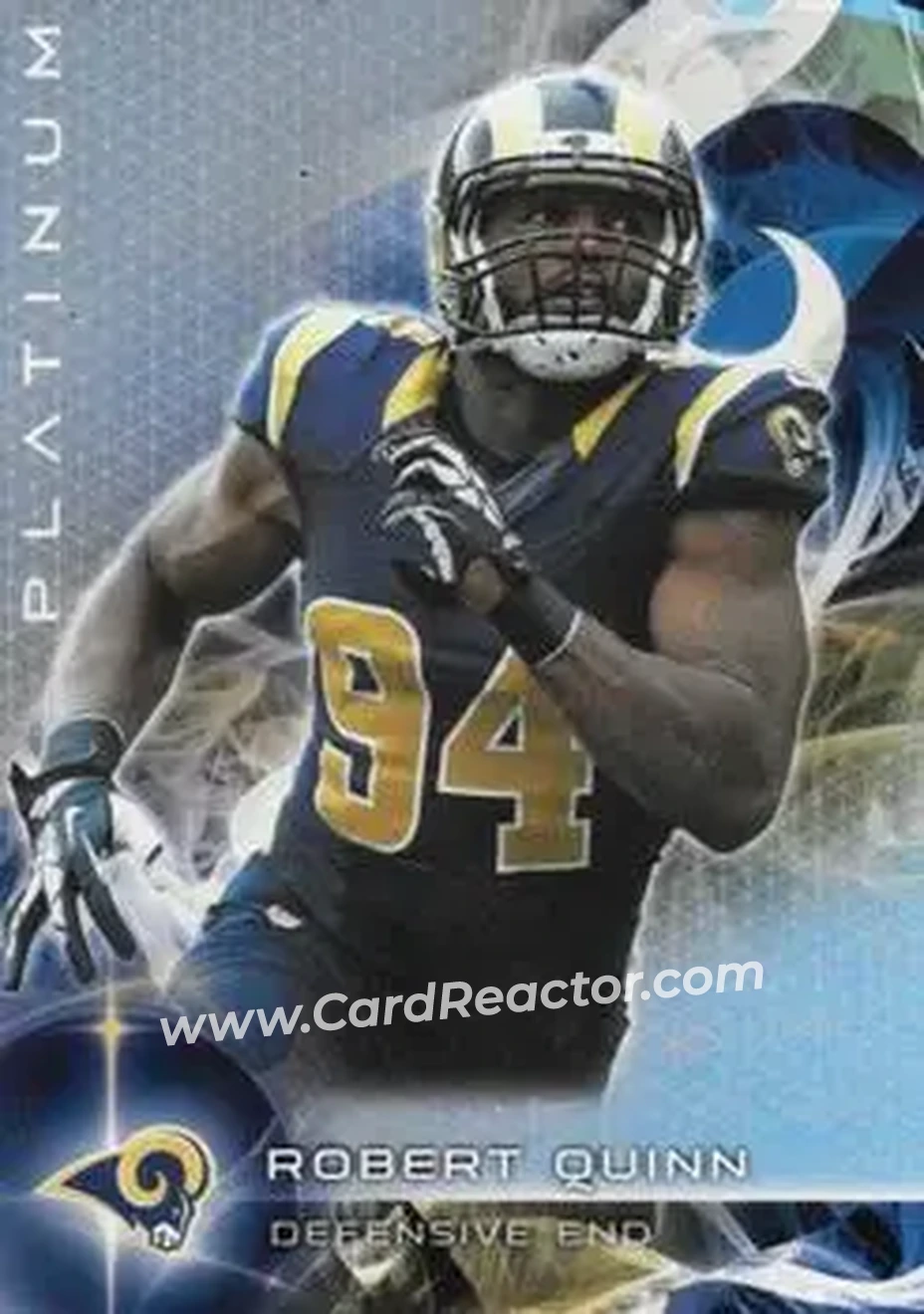2015 Topps Platinum #9 - Robert Quinn - St. Louis Rams - Front
