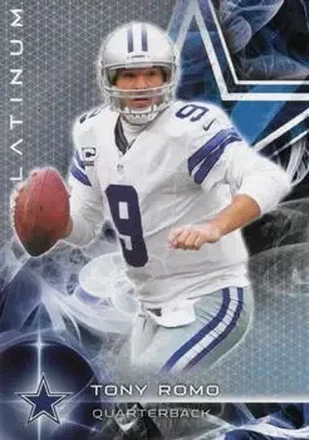 2015 Topps Platinum #10 - Tony Romo - Dallas Cowboys