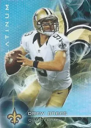 2015 Topps Platinum #15 - Drew Brees - New Orleans Saints
