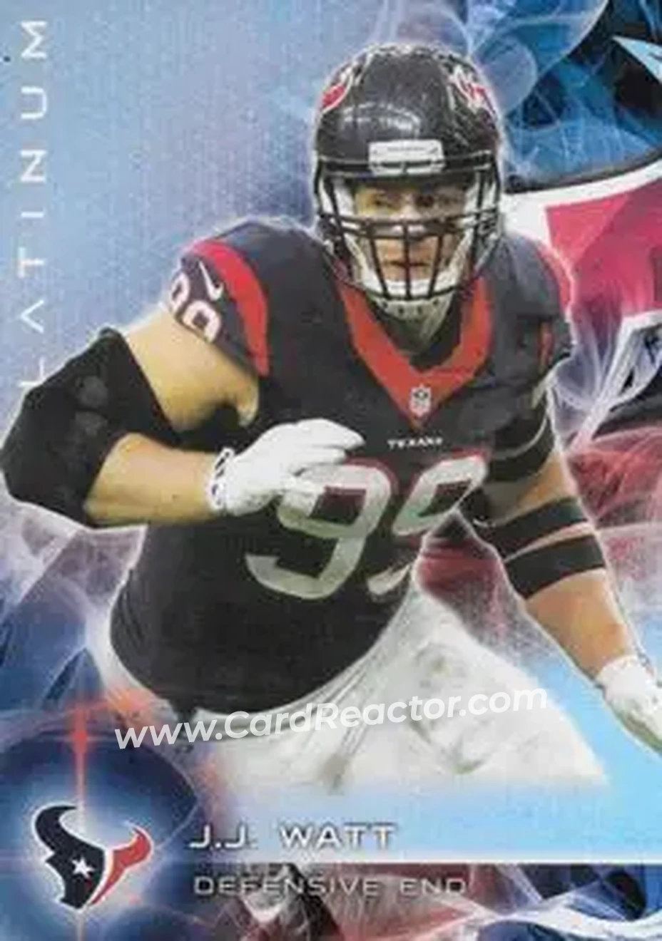 2015 Topps Platinum #17 - J.J. Watt - Houston Texans - Front