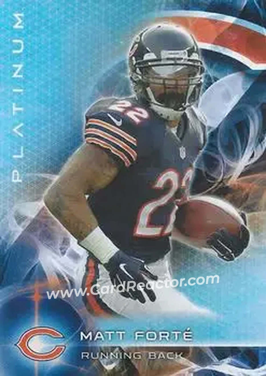 2015 Topps Platinum #19 - Matt Forte - Chicago Bears - Front
