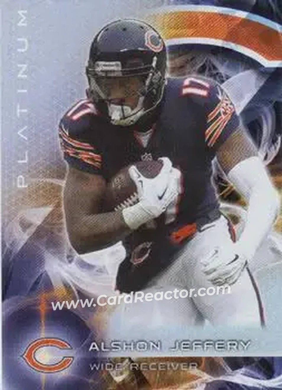 2015 Topps Platinum #23 - Alshon Jeffery - Chicago Bears - Front
