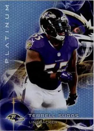 2015 Topps Platinum #29 - Terrell Suggs - Baltimore Ravens