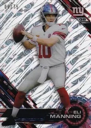 2015 Topps High Tek - Tidal Diffractors #4 - Eli Manning - New York Giants